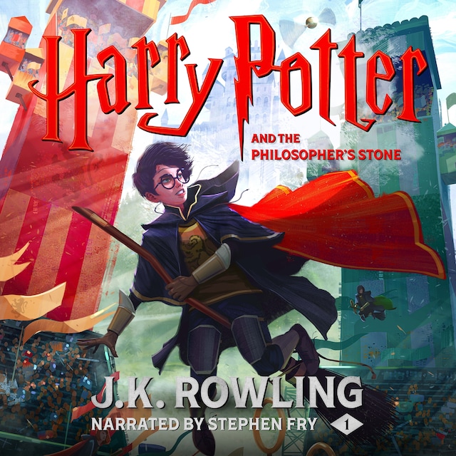 Boekomslag van Harry Potter and the Philosopher's Stone